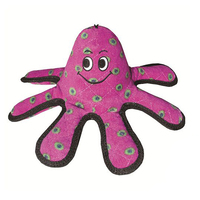Tuffy Sea Creatures Lil Oscar Small Octopus Plush Dog Squeaker Toy image