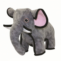 Tuffy Zoo Animal Series Emery Elephant Plush Dog Squeaker Toy image