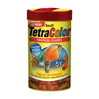 Tetra TetraColor Tropical Flakes Natural Color Enhancer Fish Food 200g image