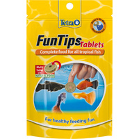 Tetra Fun Tips Tablets Complete Food for All Tropical Fish 75 Pack image