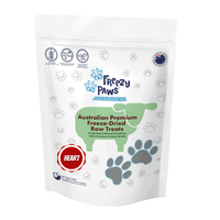 Freezy Paws Freeze Dried Lamb Heart Dog & Cat Raw Treats 100g image