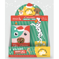 The Golden Bone Bakery Santa Paws Merry Mix Christmas Dog Treats 16 x 40g image