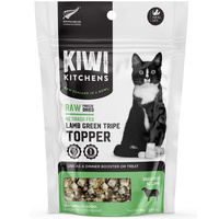 Kiwi Kitchens Grass Fed Raw Freeze Dried Cat Food Topper Lamb Green Tripe 70g image