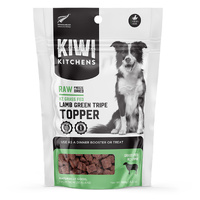 Kiwi Kitchens Grass Fed Raw Freeze Dried Dog Food Topper Lamb Green Tripe 150g image