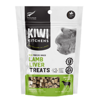 Kiwi Kitchens All Breeds Raw Freeze Dried Lamb Liver Treats for Cats 30g image
