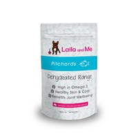 Laila & Me Dehydrated Range Pilchards Fish Treats for Cats & Dogs 80g image