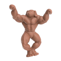 Happy Staffy Co Staffy Schwarzenegger Interactive Durable Dog Chew Toy image