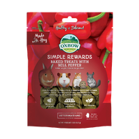 Oxbow Simple Rewards Baked Treats with Bell Pepper for Small Animals 85g image