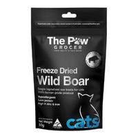 The Paw Grocer Freeze Dried Wild Boar Black Label Cat Treats 50g image