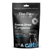 The Paw Grocer Freeze Dried Kangaroo Black Label Cat Treats 50g image