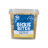 Pet-Rite Bickie Bites Cheese Pet Dog Tasty Treats in Tub 450g image