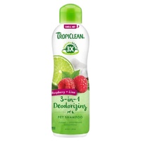 TropiClean EnduraScent 3-in-1 Deodorizing Pet Shampoo Raspberry + Lime 592ml image