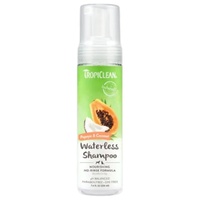 TropiClean Waterless Nourishing Pet Shampoo Papaya & Coconut 220ml image