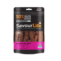 Savour Life Premium Dog Treat Strips Beef 165g image