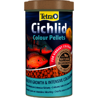 Tetra Cichlid Colour Pellets Complete Food for Cichlids 165g image