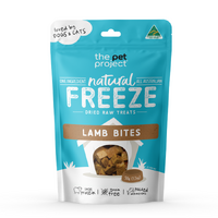 The Pet Project Lamb Bites Natural Freeze-Dried Raw Dog Treats 50g image