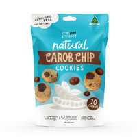 The Pet Project Natural Carob Chip Dog Cookies Oven Baked - 10 Pack image