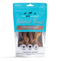 The Pet Project Natural Treats Chicken Neck Dog Gourmet Treat 100g image