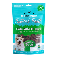 The Pet Project Natural Treats Kangaroo Dog Training Treats 180g image