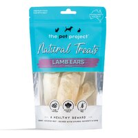 The Pet Project Natural Treats Lamb Ears Dog Gourmet Treat 4 Pack image