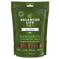 Balanced Life Air Dried Raw Kangaroo Companion Treat for Dogs & Puppies 140g  image