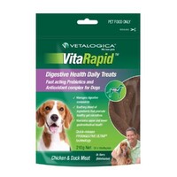 Vitarapid Digestive Health Daily Dog Tasty Treats Chicken & Duck Meat 210g image