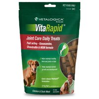 Vitarapid Joint Care Daily Dog Tasty Treats Chicken & Duck Meat 210g image