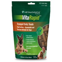 Vitarapid Tranquil Daily Dog Tasty Treats Chicken & Duck Meat 210g image