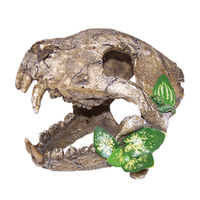 URS Skull w/ Big Canines Reptile Enclosure Accessory Large image