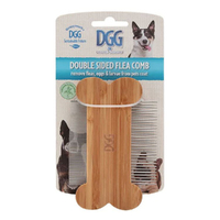 Dog Gone Gorgeous Double Sided Flea Comb Bamboo Handle for Dogs image