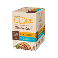 Wellness Core Adult Tender Cuts Wet Cat Food Chicken Selection Multipack 85g x 6 image