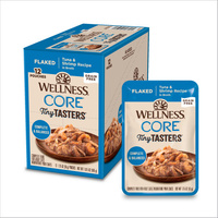 Wellness Core Tiny Tasters Wet Cat Food Flaked Tuna & Shrimp in Broth 12 x 50g image