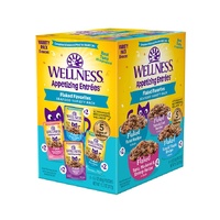 Wellness Core Appetizing Entrees Cat Food Flaked Favorites Variety Pack 8 x 40g image