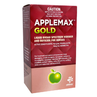 Abbey Applemax Gold Liquid Broad Spectrum Wormer & Boticide for Horses 1L image