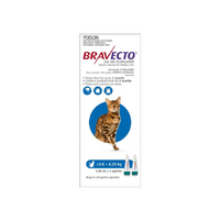 Bravecto Spot-On Flea & Tick Protection for Medium Cats 2.8- 6.25kg Blue 2pk image