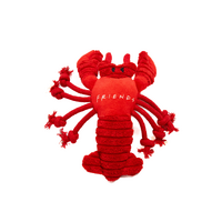 Warner Bros Friends Lobster Interactive Play Plush Pet Dog Toy image