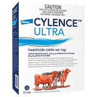 Cylence Ultra Insecticide Buffalo Fly Control Cattle Ear Tags 20 Pack image