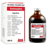 Jurox Aminoplex Injection Supplement for Cattles Horses Dogs & Cats 100ml image