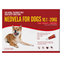 Neovela Spot-on Flea & Worm Treatment for Dogs 10.1-20kg Red 4 Pack image