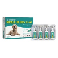 Neovela Spot-on Flea & Worm Treatment for Dogs 20.1-40kg Aqua 4 Pack image