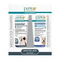 PAW Mediderm Nutriderm Dogs Antibacterial Shampoo & Conditioner Duo Pack image
