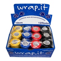 Wrap It Cohesive Non-Woven Bandage for Veterinary Use 7.5cm 12 Pack image