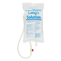 Ranvet Langs Horses Alkaline Hypertonic Saline Infusion Solution 500ml image