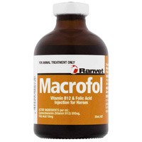 Ranvet Macrofol Horses Vitamin B12 & Folic Acid 50ml image