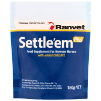 Ranvet Settle Em Plus Feed Supplement for Nervous/Anxious Horses 180g image