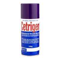 Virbac Cetrigen Aero Antibacterial Wound Spray Protection 100g image