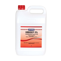 Vetsense Hibisep 5% Skin Disinfection Solution Livestock Animals 5L  image