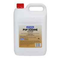 Vetsense PVP Iodine Solution Anti-Septic 100mg/ml 10% 5L image