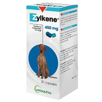 Zylkene Calming Nutritional Supplement for Dogs & Cats 450mg 30 Pack image