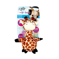 All for Paws Ultrasonic Ghz Giraffe Interactive Pet Dog Squeaker Chew Toy image